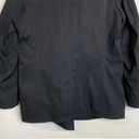 Banana Republic Black Blue Liner Double Breasted Peacoat Trench Coat Size Large Photo 8