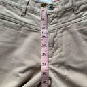 Diesel  Salmon Pink/ Beige Straight Leg Cropped Resin Work Pants 26 Photo 2