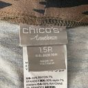 Chico's  Travelers Zebra Print Pull-On Stretchy Pants Womens 10 Brown Black Photo 2