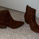 Brown Booties Size 8 Photo 0