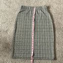 New Mix  Black White Plaid Pencil Skirt Size Medium Professional Office Business Photo 8