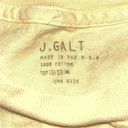 Brandy Melville  J Galt Yellow Honey TShirt Crop Top Photo 3