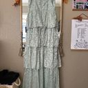 Lulus Sage Green Floral Maxi Dress Photo 4