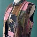 Coldwater Creek Boho Wool Patchwork Vest Photo 9