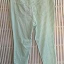 Cato Blue And White Striped Straight Leg Pants Photo 2