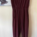 Old Navy Active Burgundy Jumpsuit Photo 0