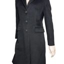 Cinzia Rocca Women’s Size 8 Black Wool Notched Collar Classic Coat Photo 0