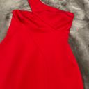 Ralph Lauren Lauren  one shoulder red dress size 6 Photo 4