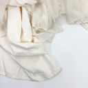 Hayley Paige Occasions Hayley Paige Silk Chiffon Wedding Bridal Gown Strapless Ivory Size 4 Photo 6