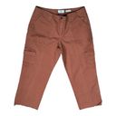 Edge BBJ Los Angeles Rust Colored Wide Legged Cargo Pants With Raw  Size 9/29 Photo 3