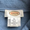 Talbots  Faux Fur Collar Baby Blue Wool Sleeveless Vest Photo 6