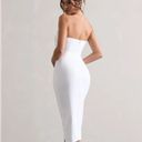 Club L London Soulmate White Bandeau Midi Dress Photo 1