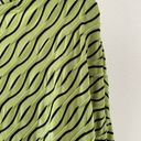 Habitat  Top Womens Small Green Loose Flowy Art To Wear Lagenlook Artsy Blouse Photo 7