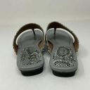 Donald Pliner  Kent Snake Python Leather Embossed Flat Slip On Sandals Shoes Gray Photo 3