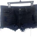 J Brand J.Brand black cutoff shorts low rise Y2K distressed Photo 0