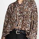 R13 Leopard Oversized Cowboy Shirt Photo 1