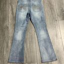 Mudd Vintage  Flare Blinged Rhinestone Jeans Size 11 Photo 0