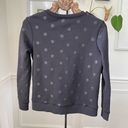 Kate Spade  Steal The Spotlight Black Glitter Dot Bow Sweatshirt $178 S Photo 4