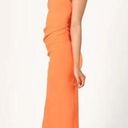 Petal and Pup  Nadene Orange One Shoulder Midi Dress 6 Photo 3