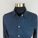 L.L.Bean  Signature Button Down Shirt Women's Size 0 Polka Dots Collared Casual Photo 1