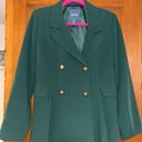 Modcloth Long Green Jacket Photo 1