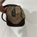 Dooney & Bourke Vintage  Canvas Leather Satchel Shoulder Bag Photo 5