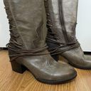 FREEBIRD by Steven NWOB  COAL TAUPE DISTRESSED LACE UP TALL BOOTS $350 SZ 9 Photo 3