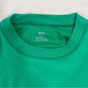 Aerie  Brush Fleeced Oversized Kelly Green Crewneck Photo 4