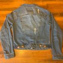 Ci Sono  distressed button denim jacket.  Women’s small. Photo 6