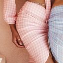 Bubblegum VDM The Label Swim  Stassi Skirt in  Gingham Photo 0