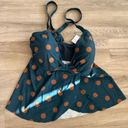 Raisin's NWT  Curve 22 W Atlantic Tankini Polka Dot Swim Top Photo 0