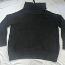 Tahari NWT  XL Gray Cowl Neck Turtle Sweater Photo 1