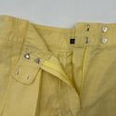 Nautica Vintage 80s  Shorts Butter Yellow Womens Cotton Deadstock Photo 1