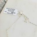 DOUBLE Heart necklace chain embossed "Love You" Gold and Silver Tone w/ CZ Photo 11