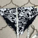 Monet Artesands black white floral Cantata Forte  Mid rise bikini bottoms, 20+ Photo 12