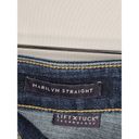 NYDJ  Jeans Womens 16P Petite Marilyn Straight Stretch Dark Wash Denim Blue Photo 2