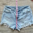 Wild Fable Light Wash High Rise Short Denim Lace Cut Out Festival Retro Shorts 8 Photo 5