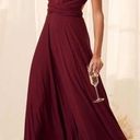 Lulus Tricks of the Trade Lulu bridesmaid dress in Burgundy Photo 0