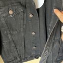 Princess Polly Black Denim Jacket NWT Photo 4