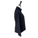 Coldwater Creek Black Cotton Blend Half Zip Pullover Sweater Women's Small Photo 5