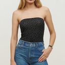 Reformation  Aubriella Knit Polka Dot Tube Top Photo 0