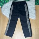 Black edgy animal print casual cool jeans Size L Photo 1