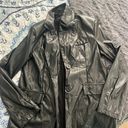 Pretty Little Thing NWOT Black Faux Leather Blazer / Jacket  Photo 2