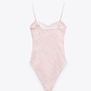 ZARA  Satin Effect Daisy Print Bodysuit Photo 10