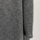 Caslon New  Cozy Knit Long Sleeve Wrap Dress Side Tie Midi Charcoal Grey Photo 15