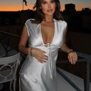 ZARA mini dress satin effect lingerie style slip party wedding coctail Photo 0