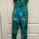 One Piece Palm Tree Strapless  Body Con Jumper Photo 0