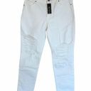 Nordstrom NWOT AFRM X  Luisa Distressed High WaistAnkle Crop Jeans Photo 4