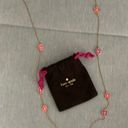 Kate Spade Two Tone Pink Flower Necklace Photo 2