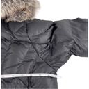 Eddie Bauer  Black Lodge Down Parka Puffer Coat Faux Fur Hood Women’s Size Large Photo 10